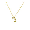 Vintage Style Letter Copper Plating Pendant Necklace