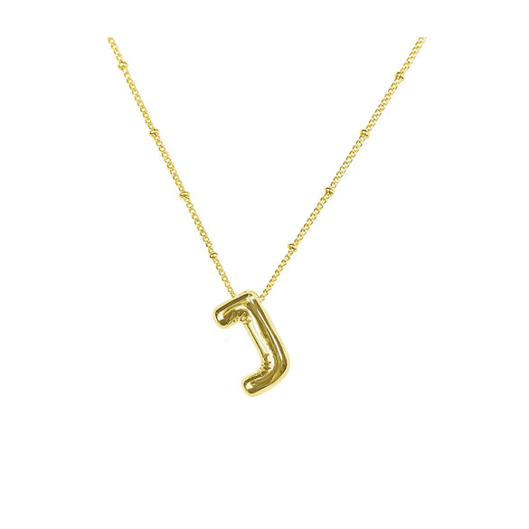 Vintage Style Letter Copper Plating Pendant Necklace