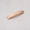 1 Piece Stainless Steel 18K Gold Plated Rose Gold Plated Customization Laser Engraving Rectangle