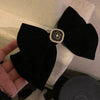 Vintage Style Rose Alloy Bowknot Artificial Pearls Hair Clip