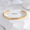 Vintage Style Simple Style Roman Style Letter Roman Numeral 304 Stainless Steel 18K Gold Plated Bangle In Bulk