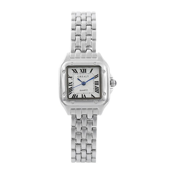 Vintage Style Square Single Folding Buckle Quartz Women'S Watches