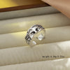 Vintage Style Vacation Classic Style Mask Alloy Women'S Open Rings