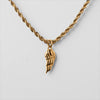 Vintage Style Wings 201 Stainless Steel 304 Stainless Steel Plating Gold Plated Women'S Pendant Necklace