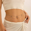 Waist And Body Chain Imitation Pearl Tassel Rhinestone Zircon Iron