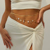 Waist Chain Body Chain Metal Imitation Pearl Starfish Scallop Shell Conch Fashion Snake Bone Chain For Female