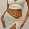 Waist Chain Body Chain Metal Imitation Pearl Starfish Scallop Shell Conch Fashion Snake Bone Chain For Female
