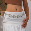 Waist Chain Body Chain Retro Crescent Love Style Metal Iron Chain Alloy