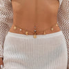 Waist Chain Bodychain Metal Starfish Scallop Shell Fish Tail Leisure Style