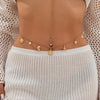 Waist Chain Bodychain Metal Starfish Scallop Shell Fish Tail Leisure Style