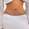 Waist Chain Bodychain Metal Starfish Scallop Shell Fish Tail Leisure Style