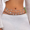 Waist Chain Bodychain Metal Starfish Scallop Shell Fish Tail Leisure Style