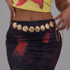 Waist Chain Female Sexy Metal Iron Chain Body Chain Shell Pattern Simple Style