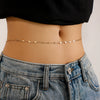 Waist Chain Metal Alloy Geometric Circle Leaves Love Tassel Water Drop Style