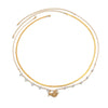 Waist Chain Metal Imitation Pearl Starfish Pendant Simple Style