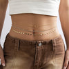 Waist Chain Metal Multilayer Tassel Sequins Rhinestone For Female