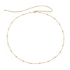 Waist Chain Metal Simple Retro Geometric Round Beads Single Layer Body Chain For Women