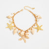 Waist Chain Ocean Style Imitation Pearl Starfish Conch Shell Seahorse Metal