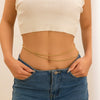 Waist Chain Plastic Resin Doublelayer Round Beaded Women's Sexy Allmatch