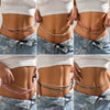 Waist Chain Plastic Resin Geometric Handmade Rice Beads Doublelayer Elastic Women's