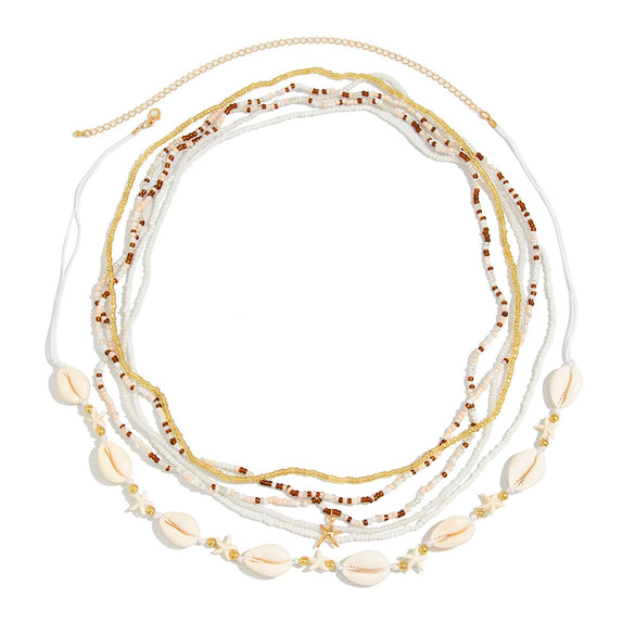 Waist Chain Plastic Star Beaded Handmade For Women