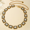 Waist Chain Retro Style Metal Inlaid Gemstone Women's Accessories