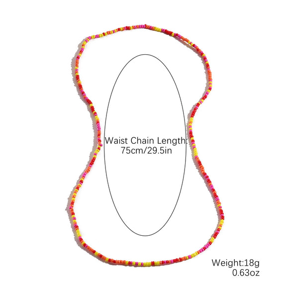 Waist Chain Rice Bead Elastic Sexy