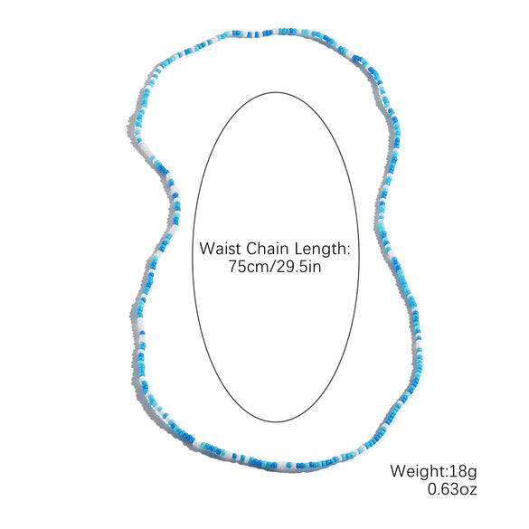 Waist Chain Rice Bead Elastic Sexy
