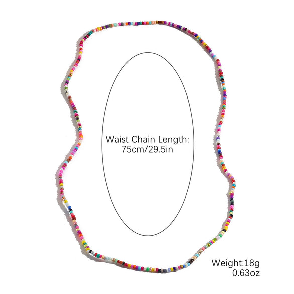 Waist Chain Rice Bead Elastic Sexy