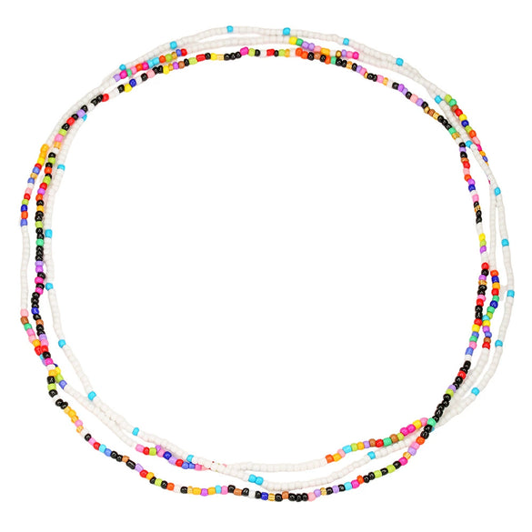 Waist Chain Rice Beads Diamond Geometric Style For Women