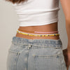 Waist Chain Rice Beads Diamond Geometric Style For Women