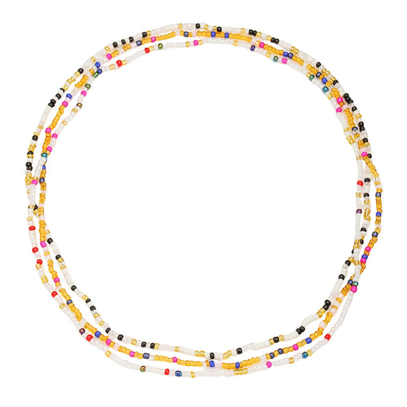 Waist Chain Rice Beads Diamond Geometric Style For Women