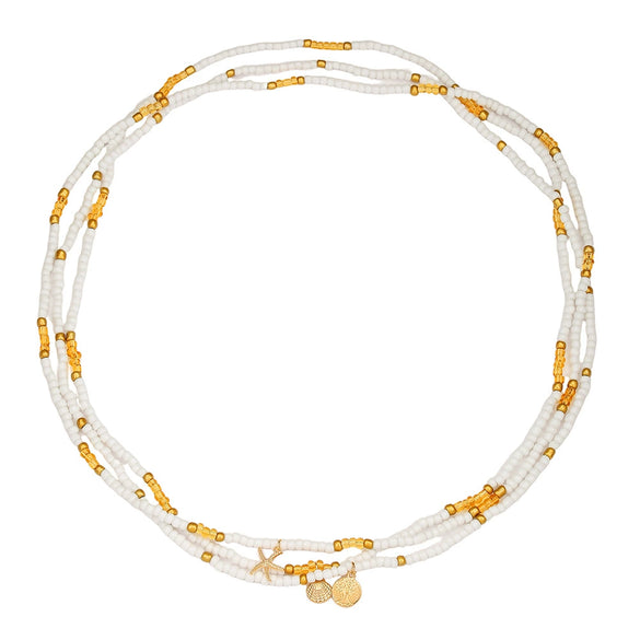 Waist Chain Rice Beads Diamond Geometric Style For Women