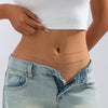 Waist Chain Set Hiphop Style Metal Sequin Snake Bone Geometric Copper Bead Body Chain