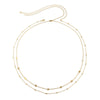 Waist Chain Set Hiphop Style Metal Sequin Snake Bone Geometric Copper Bead Body Chain