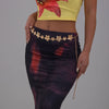 Waist Chain Sexy Metal Iron Three Dimensional Flower Body Chain For Women