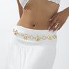 Waist Chain Sexy Metal Iron Three Dimensional Flower Body Chain For Women