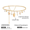 Waist Chain Stainless Steel Alloy Pearl Ushaped Electroplating Women's Highend Niche Design Accessories