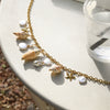 Waist Chain Stainless Steel Alloy Pearl Ushaped Electroplating Women's Highend Niche Design Accessories