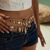 Waist Chain Stainless Steel Multiple Circles Women's Versatile Luxury Pants Chain Accessories
