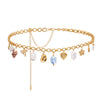 Waist Chain Stainless Steel Pearl Titanium Steel 18K Gold Ceramic Conch Sea Star