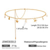 Waist Chain Stainless Steel Pearl Titanium Steel 18K Gold Ceramic Conch Sea Star