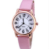 Watch Acrylic Surface Quartz Leather Metal Pu Stainless Steel Round Casual Women's