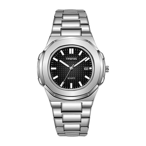Watch Alloy Band And Case Oval Business Style Waterproof Luminous