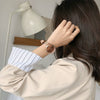 Watch Alloy Band Round Dial Female Student Simple Retro Artistic Leisure Style