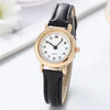 Watch Alloy Case Imitation Leather Strap Round Dial Leisure Style For Students