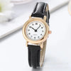 Watch Alloy Case Imitation Leather Strap Stainless Steel Clasp Round Dial Leisure Style For Students