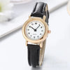 Watch Alloy Case Imitation Leather Strap Stainless Steel Clasp Round Dial Leisure Style For Students