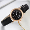Watch Alloy Case Imitation Leather Strap Stainless Steel Clasp Round Dial Leisure Style For Students