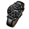 Watch Alloy Imitation Leather Round Fashion Men's